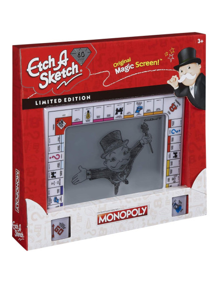 Etch A Sketch Clásico Monopoly Edición Limitada 60 Años