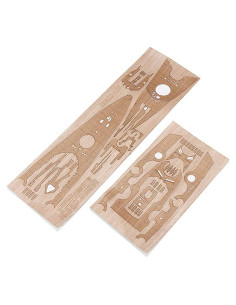 Cubierta de Madera Tamiya Bismarck 1:350 Mejorada
