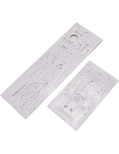 Cubierta de Madera Tamiya Bismarck 1:350 Mejorada