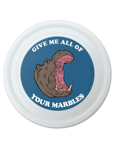 Disco Volador 22.86 cm Graphics & More Hipopótamo Humor