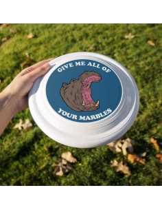 Disco Volador 22.86 cm Graphics & More Hipopótamo Humor 2