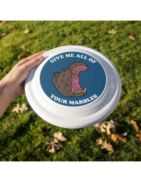 Disco Volador 22.86 cm Graphics & More Hipopótamo Humor