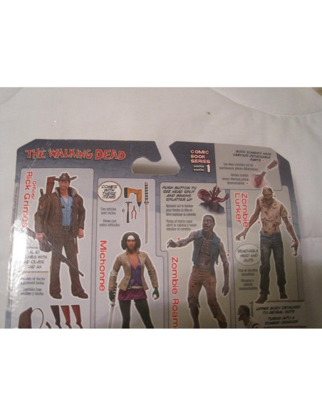 Figura de Acción McFarlane Toys Rick Grimes Blanco y Negro