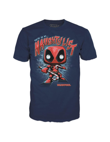 Camiseta y Funko Pop! Deadpool Vacaciones Unisex Adulto L