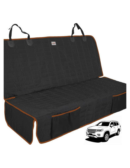Funda para Asiento de Perro Reliadura SUV Trasero Impermeable Funda para Asiento de Perro Reliadura SUV Trasero Impermeable