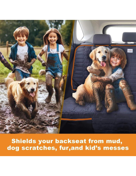 Funda para Asiento de Perro Reliadura SUV Trasero Impermeable Funda para Asiento de Perro Reliadura SUV Trasero Impermeable