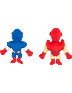 Juguetes de Peluche para Perros ZippyPaws Marvel - Capitán América e Iron Man 2