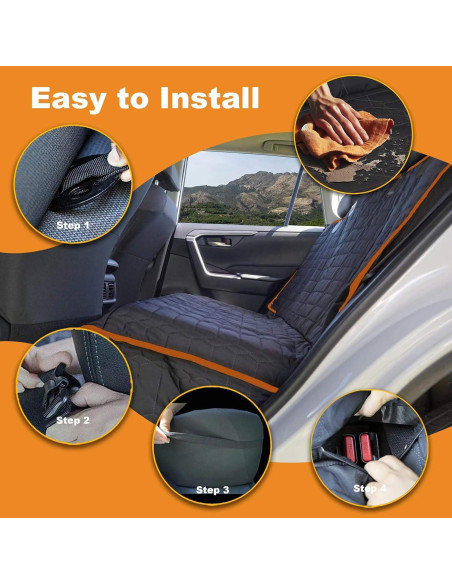 Funda para Asiento de Perro Reliadura SUV Trasero Impermeable Funda para Asiento de Perro Reliadura SUV Trasero Impermeable