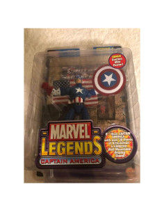 Figura de Acción Marvel Legends Toybiz Captain America 15 cm