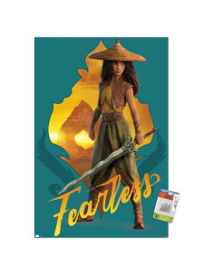 Póster de Pared Disney Raya y el Último Dragón 56.7x86.4cm