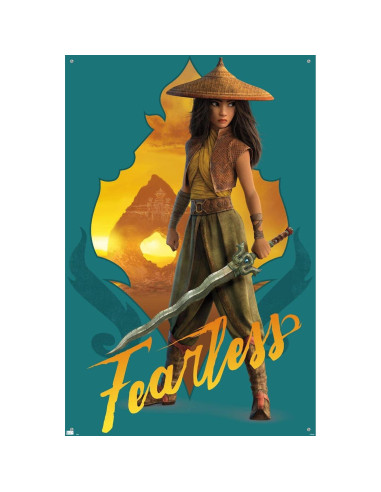 Póster de Pared Disney Raya y el Último Dragón 56.7x86.4cm