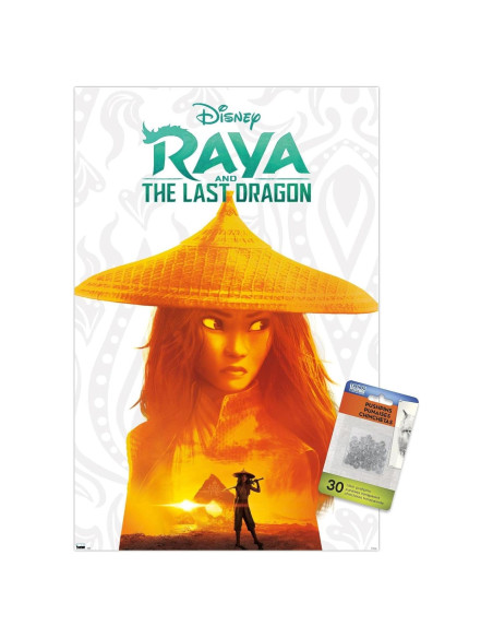 Póster de Pared Disney Raya y el Último Dragón Trends 37.4x56.7cm