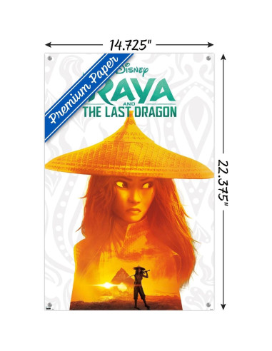 Póster de Pared Disney Raya y el Último Dragón Trends 37.4x56.7cm