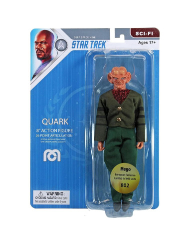 Figura de Acción Quark Mego Star Trek Espacio Profundo 9 20 cm