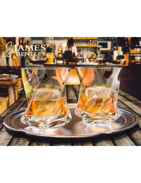 Set de 2 Vasos de Whisky James Bentley STAR 207ml Cristal