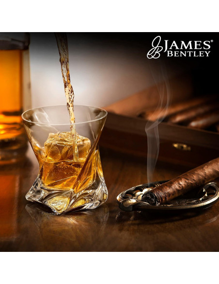 Set de 2 Vasos de Whisky James Bentley STAR 207ml Cristal