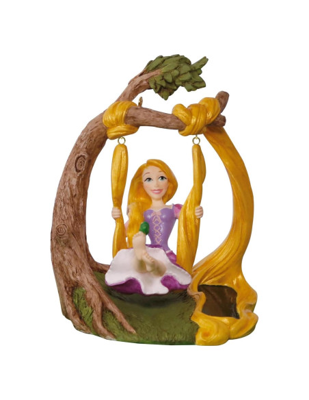 Adorno Navideño Solar Rapunzel en Columpio Hallmark 2017