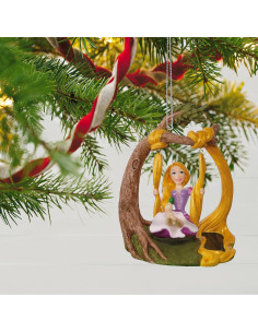 Adorno Navideño Solar Rapunzel en Columpio Hallmark 2017 2