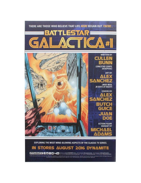 Cubierta Comic Block Battlestar Galactica 16.8x26.2 cm