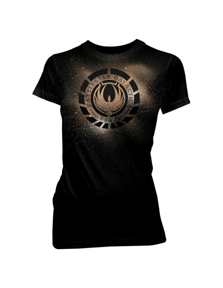 Camiseta Ajuste Junior Battlestar Galactica Mujer M