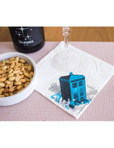 Juego de Servilletas Doctor Who TARDIS 20 Piezas Underground Toys
