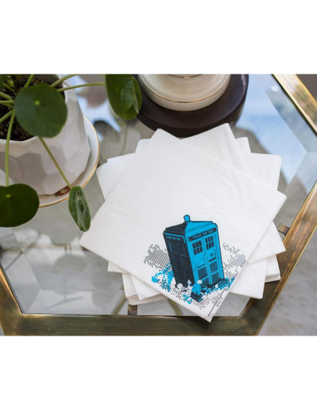 Juego de Servilletas Doctor Who TARDIS 20 Piezas Underground Toys