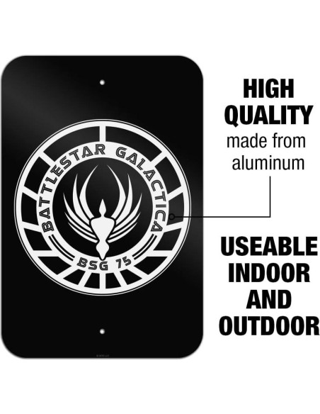 Señal de Metal Battlestar Galactica 15.3x22.9 cm Graphics & More