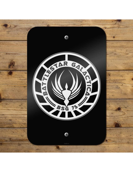 Señal de Metal Battlestar Galactica 15.3x22.9 cm Graphics & More