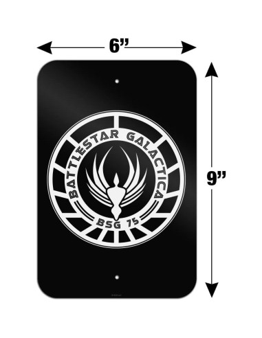 Señal de Metal Battlestar Galactica 15.3x22.9 cm Graphics & More