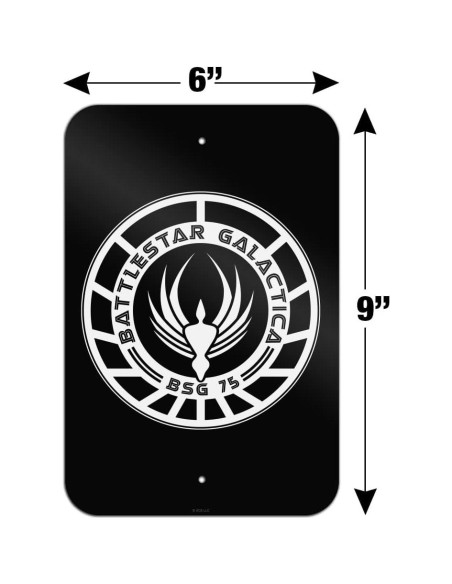 Señal de Metal Battlestar Galactica 15.3x22.9 cm Graphics & More