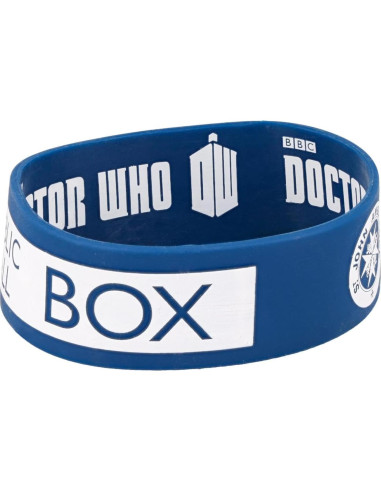 Pulsera de goma Doctor Who Seven20 TARDIS Coleccionable