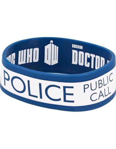 Pulsera de goma Doctor Who Seven20 TARDIS Coleccionable