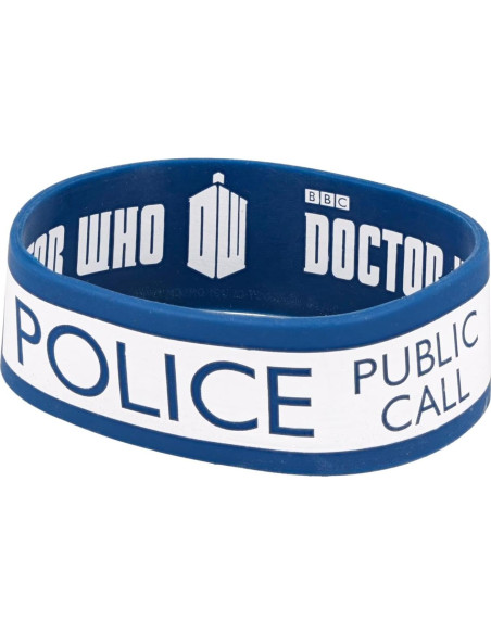 Pulsera de goma Doctor Who Seven20 TARDIS Coleccionable