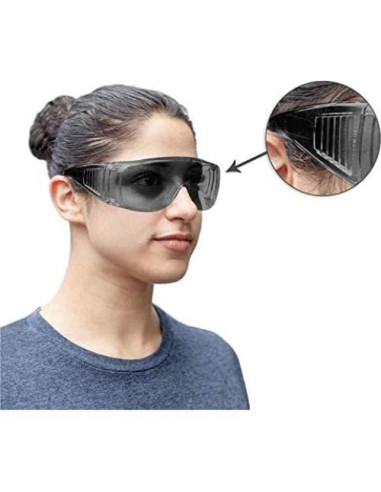 Gafas de Seguridad Bison Life Diamont Ventiladas Gris - 6 Pares