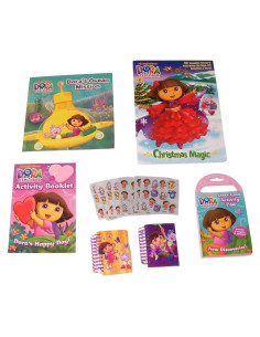 Conjunto de Regalo de Actividades Dora la Exploradora - 6 Artículos