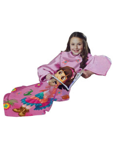 Manta con Mangas Dora La Exploradora - Talla Juvenil Rosa