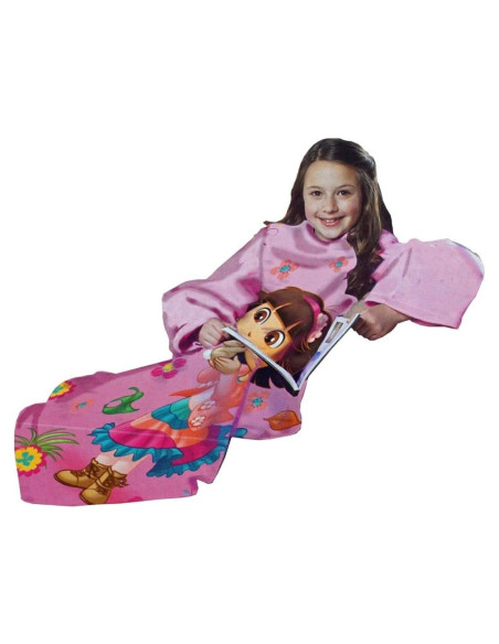 Manta con Mangas Dora La Exploradora - Talla Juvenil Rosa