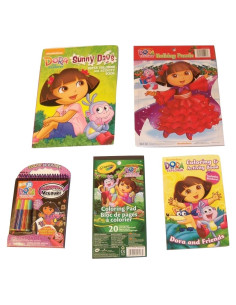 Conjunto de Regalo de Actividades Dora la Exploradora - 5 Artículos