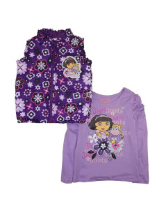 Chaleco acolchado y camiseta Dora La Exploradora 12 meses