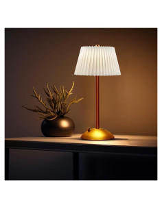 Lámpara de Mesa LED Inalámbrica JHPGEOE Regulable 3 Niveles