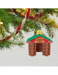 Adorno Navideño Hallmark Lincoln Logs 1595QXI1392 5.84cm 2