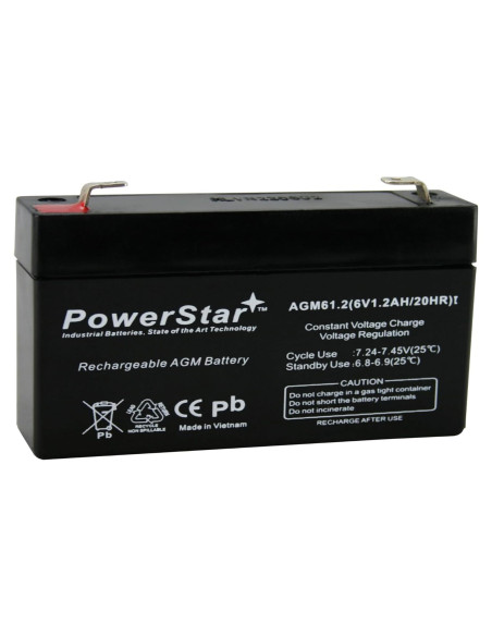 Batería de Respaldo SLA 6V 1.2AH GE Simon & XT