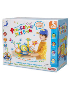 Batería de Jazz para Niños KidsVoiceToys con Canciones y Juegos