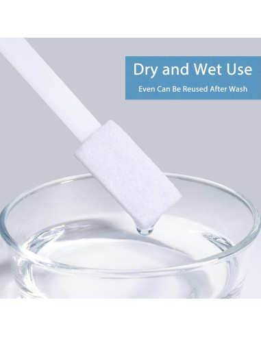 40 Cepillos Desechables Lumkew para Limpieza de Esquinas