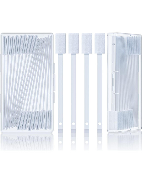 40 Cepillos Desechables Lumkew para Limpieza de Esquinas