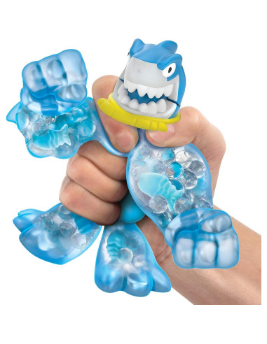 Figura de Acción Goo Jit Zu Thrash el Tiburón Poder Dino 13.9 cm