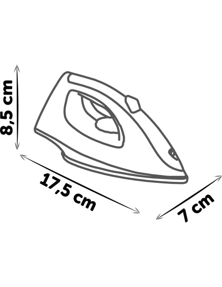 Plancha Realista Smoby con Sonido - Juguete 17.8x7.3x9 cm