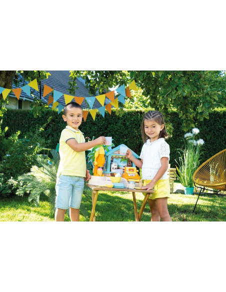 Bar de Playa Smoby con Caja Registradora y Helados - 38 Accesorios