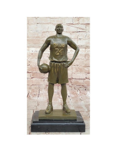 Escultura de Bronce Pouplar NBA 36.83 cm Firmada y Numerada 2