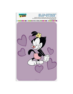 Adhesivo Animaniacs Corazones de Puntos 15.24x10.16 cm
